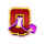 great golden lion q symbol icon