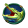 great rhino deluxe crocodile symbol icon