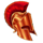 great sparta helmet symbol icon