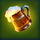 greedy for gold hold and win mug symbol icon