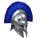 greek war helmet 2 symbol icon