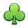 green and wild club symbol icon