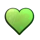 green and wild heart symbol icon