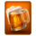 gridiron fortune hold and win beer mug symbol icon