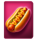 gridiron fortune hold and win hot dog symbol icon