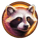 grizzly strike lucky cache racoon symbol icon