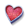 groovy knights dream drop heart symbol icon