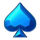 gryphons castle deluxe blue spade symbol icon