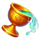 gryphons castle deluxe golden chalice symbol icon