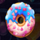 gummy galaxy doughnut symbol icon