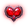 hades flames of fortune heart symbol icon