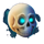 halloween adventure skull symbol icon