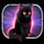 halloween charms black cat symbol icon