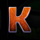 halloween charms k symbol icon