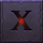 hammer of vulcan x symbol icon