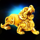 hao yun ingots gold lion symbol icon