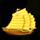 hao yun ingots gold ship symbol icon