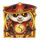 happy bamboo panda character symbol icon