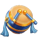 happy dragon drum symbol icon