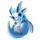 happy hatchlings blue dragon symbol icon