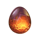 happy hatchlings orange egg symbol icon
