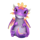 happy hatchlings purple dragon symbol icon
