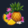 happy hawaiians pineapple symbol icon