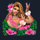happy hawaiians pink symbol icon