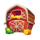 happy money hens barn symbol icon