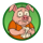 happy prison pig symbol icon