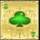 harlequin carnival green symbol icon