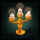 haunted chateau chandelier symbol icon