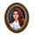 haunted hill girl symbol icon