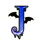 haunted walker j symbol icon