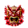 hawaiian dream mask red symbol icon