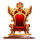 heart majesty chair symbol icon