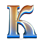 heart majesty k symbol icon