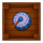 heart of tiki blue drum symbol icon