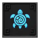 heart of tiki blue turtle symbol icon