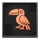 heart of tiki orange toucan symbol icon
