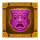 heart of tiki purple tiki symbol icon