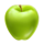 hearts and stars green apple symbol icon