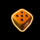 hell hot dice 100 orange dice symbol icon