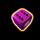 hell hot dice 40 purple dice symbol icon