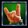 hellvis wild hand symbol icon
