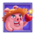 hen heist hold and win pig symbol icon