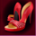 high fashion shoes symbol icon
