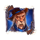 high noon duel blue man symbol icon