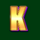 hit bar gold k symbol icon