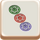 hit mahjong wins three symbol icon